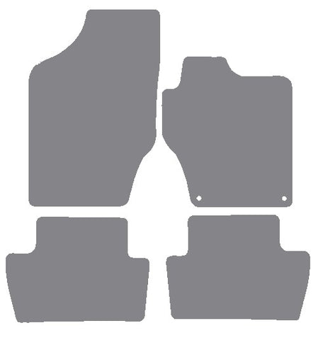 Citroen DS4 2011-2015 Grey Premium Carpet Tailored Car Mats NV HITECH