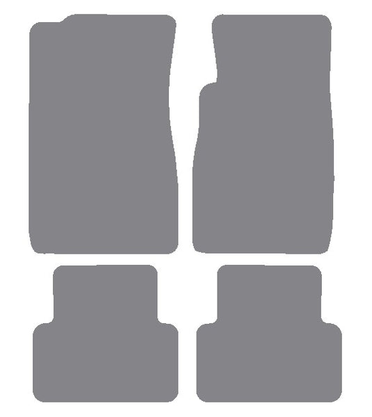 Cadillac CTS 2003-2007 Grey Premium Carpet Tailored Car Mats NV HITECH