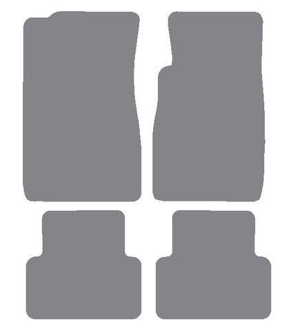 Cadillac CTS 2003-2007 Grey Premium Carpet Tailored Car Mats NV HITECH