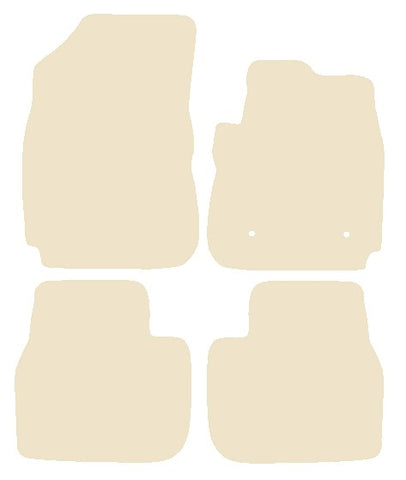 Citroen C4 Cactus 2014 onwards Beige Luxury Velour Tailored Car Mats NV HITECH