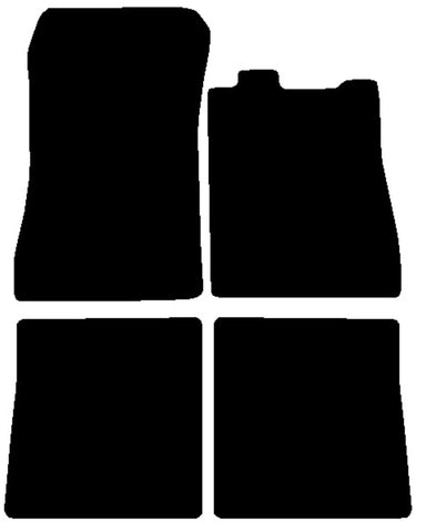 Citroen SM 1970-1975 Black Luxury Velour Tailored Car Mats NV HITECH