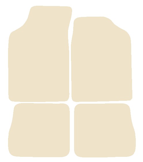Citroen Saxo 1996-2000 Beige Luxury Velour Tailored Car Mats NV HITECH