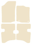 Citroen C1 (Two Fixings Driver) 2010-2014 Beige Luxury Velour Tailored Car Mats NV HITECH