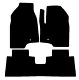 Chevrolet Captiva 2007-2018 Black Premium Carpet Tailored Car Mats NV HITECH
