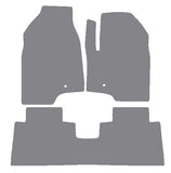 Chevrolet Captiva 2007-2018 Grey Premium Carpet Tailored Car Mats NV HITECH