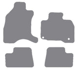 Citroen C-Zero 2010-2014 Grey Premium Carpet Tailored Car Mats NV HITECH