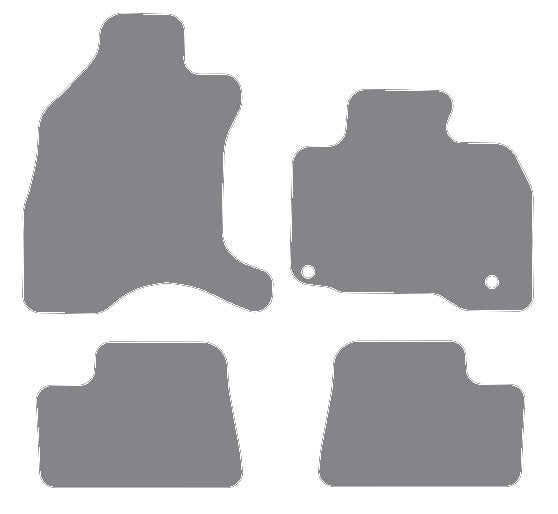 Citroen C-Zero 2010-2014 Grey Premium Carpet Tailored Car Mats NV HITECH