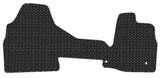 Citroen Berlingo Multiflex 1Pce 2008-2018 Chequered Rubber Tailored Van Mats HITECH