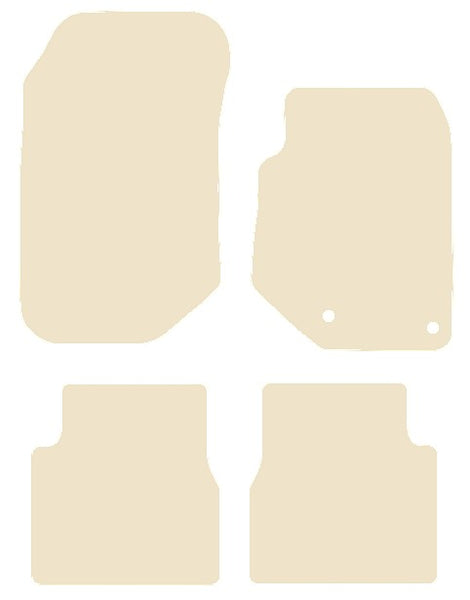 Citroen C4 2020 onwards Beige Luxury Velour Tailored Car Mats NV HITECH