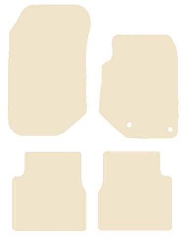 Citroen C4 2020 onwards Beige Luxury Velour Tailored Car Mats NV HITECH