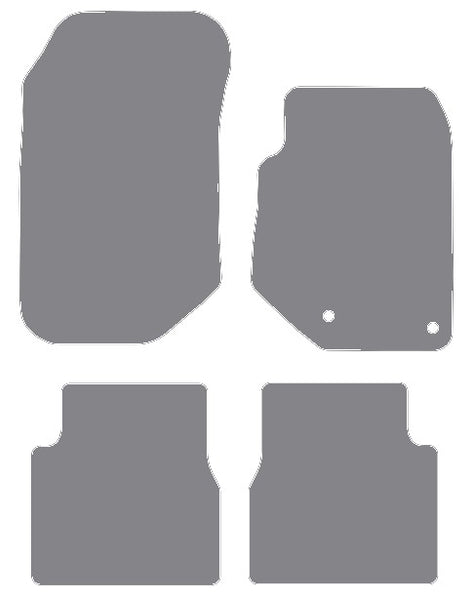 Citroen C4 2020 onwards Grey Premium Carpet Tailored Car Mats NV HITECH