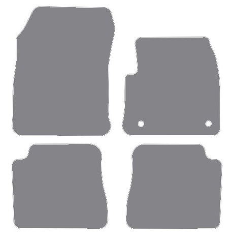 Citroen �-C4 Electric 2021 onwards Grey Premium Carpet Tailored Car Mats NV HITECH