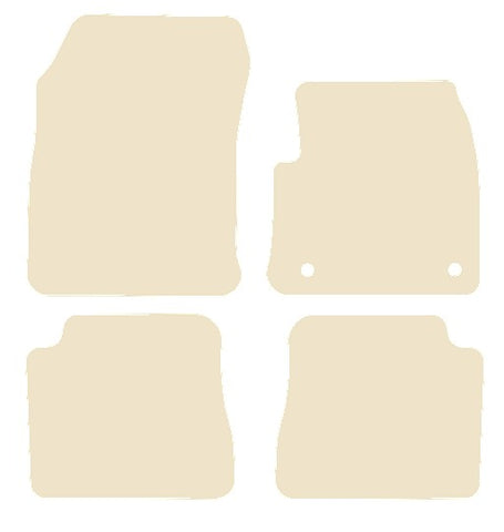Citroen Ë-C4 Electric 2021 onwards Beige Luxury Velour Tailored Car Mats NV HITECH