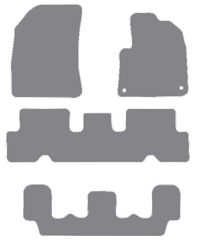 Citroen C4 Grand Picasso 2013-2018 Grey Premium Carpet Tailored Car Mats NV HITECH