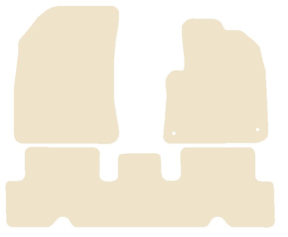 Citroen C4 Spacetourer 5 Seater 2018 onwards Beige Luxury Velour Tailored Car Mats NV HITECH