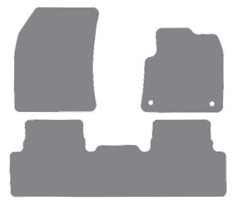 Citroen C5 Aircross 2017 onwards Grey Premium Carpet Tailored Car Mats NV HITECH
