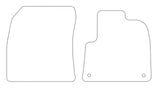 Citroen Berlingo (Round Fixings) 2018 onwards Tailored VS Rubber Car Mats