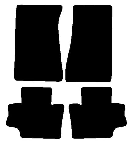 Nissan Datsun 260Z 1974-1978 Black Premium Carpet Tailored Car Mats NV HITECH