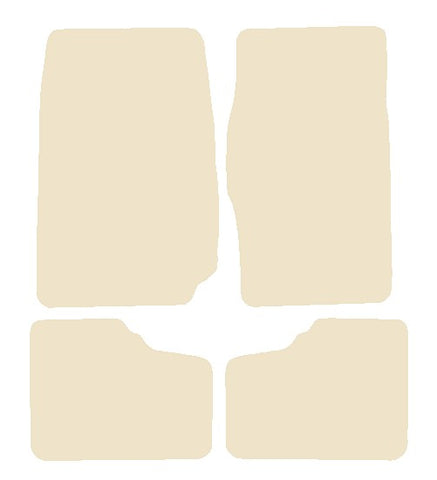 Daihatsu Sportrak 1989-1998 Beige Luxury Velour Tailored Car Mats NV HITECH