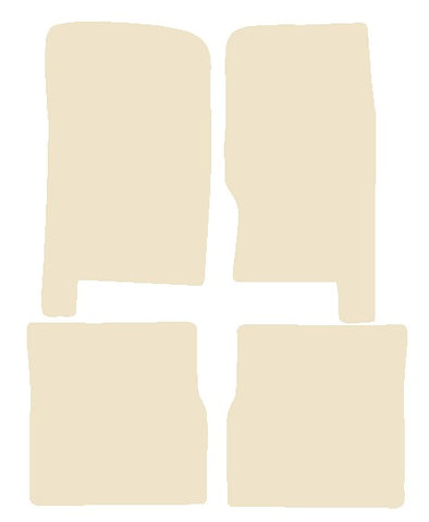 Daihatsu Fourtrak 1987-2000 Beige Luxury Velour Tailored Car Mats NV HITECH