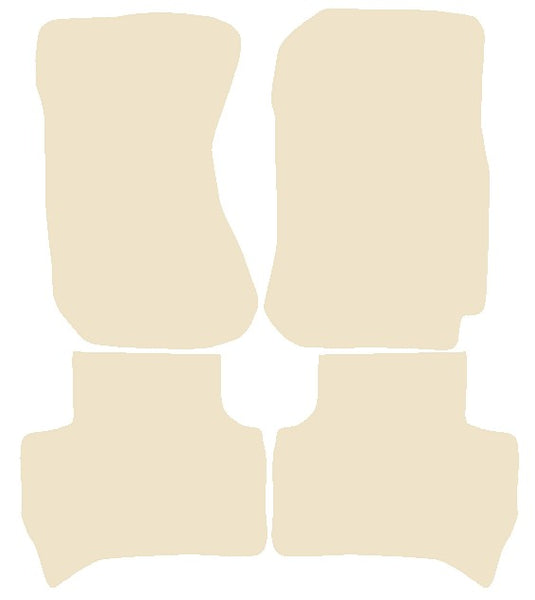 Daihatsu Terios 1997-2006 Beige Luxury Velour Tailored Car Mats NV HITECH