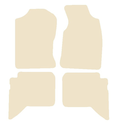 Daihatsu Terios 2006-2010 Beige Luxury Velour Tailored Car Mats NV HITECH