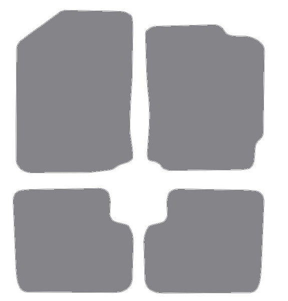 Daihatsu Sirion 2005-2010 Grey Premium Carpet Tailored Car Mats NV HITECH