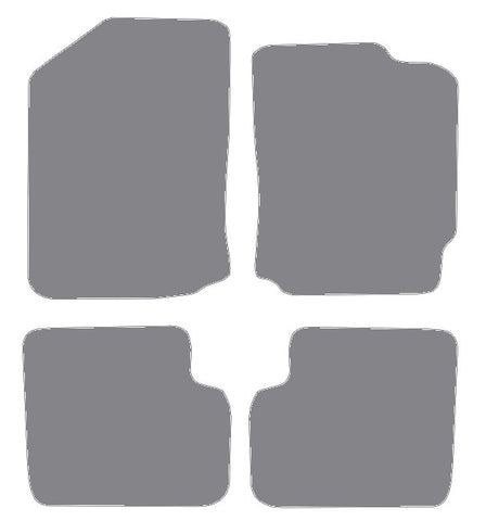 Daihatsu Sirion 2005-2010 Grey Premium Carpet Tailored Car Mats NV HITECH