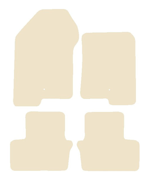Dodge Caliber 2006-2009 Beige Luxury Velour Tailored Car Mats NV HITECH