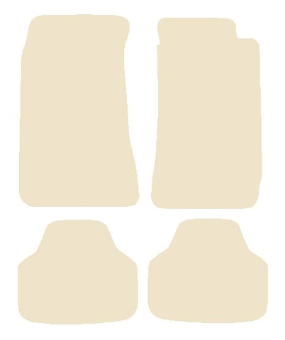 Nissan Datsun 280ZX 1978-1983 Beige Luxury Velour Tailored Car Mats NV HITECH