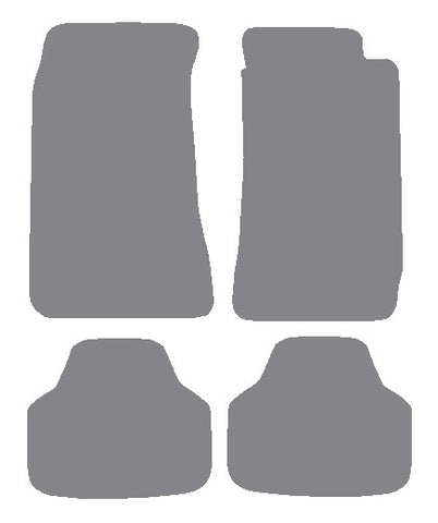Nissan Datsun 280ZX 1978-1983 Grey Premium Carpet Tailored Car Mats NV HITECH