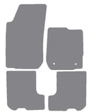 Dacia Sandero 2012-2020 Grey Premium Carpet Tailored Car Mats NV HITECH