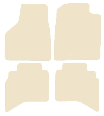 Dodge RAM SRT-10 2004-2006 Beige Luxury Velour Tailored Car Mats NV HITECH