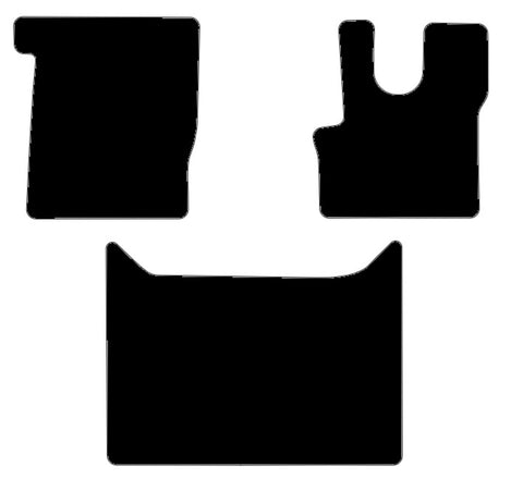 DAF XF106 Automatic 2014 onwards Black Tailored Carpet Car Van Mats HITECH