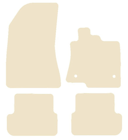 Dacia Sandero III 2020 onwards Beige Luxury Velour Tailored Car Mats NV HITECH