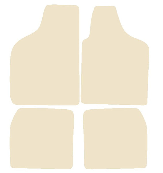 Fiat Uno 1985-1994 Beige Luxury Velour Tailored Car Mats NV HITECH
