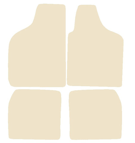 Fiat Uno 1985-1994 Beige Luxury Velour Tailored Car Mats NV HITECH