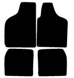 Fiat Uno 1985-1994 Black Premium Carpet Tailored Car Mats NV HITECH