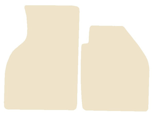 Fiat X-19 1974-1988 Beige Luxury Velour Tailored Car Mats NV HITECH