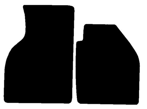 Fiat X-19 1974-1988 Black Premium Carpet Tailored Car Mats NV HITECH