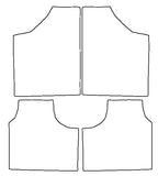 Ford Cortina Mk1 / Cortina Mk2 1962-1970 Tailored VS Rubber Car Mats