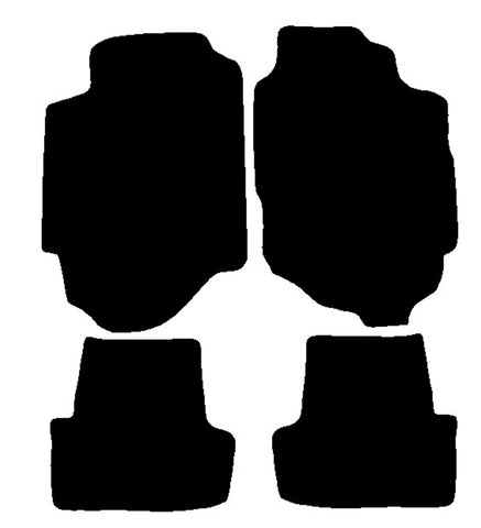 Ford Escort Mk5 RS2000,4X4 1994-1996 Black Luxury Velour Tailored Car Mats NV HITECH