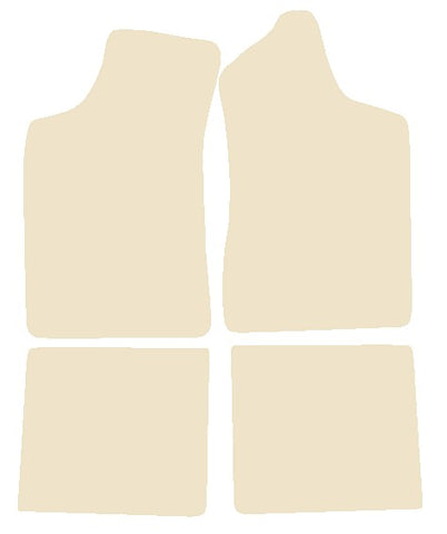 Ford Escort Manual Mk1 / Mk2 1968-1980 Beige Luxury Velour Tailored Car Mats NV HITECH