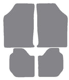 Ford Escort Mk3 / Escort Mk4 1980-1991 Grey Premium Carpet Tailored Car Mats NV HITECH