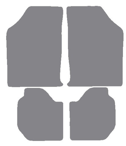 Ford Escort Mk3 / Escort Mk4 1980-1991 Grey Premium Carpet Tailored Car Mats NV HITECH