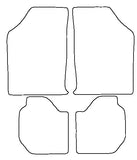 Ford Escort Mk3 / Escort Mk4 1980-1991 Tailored VS Rubber Car Mats