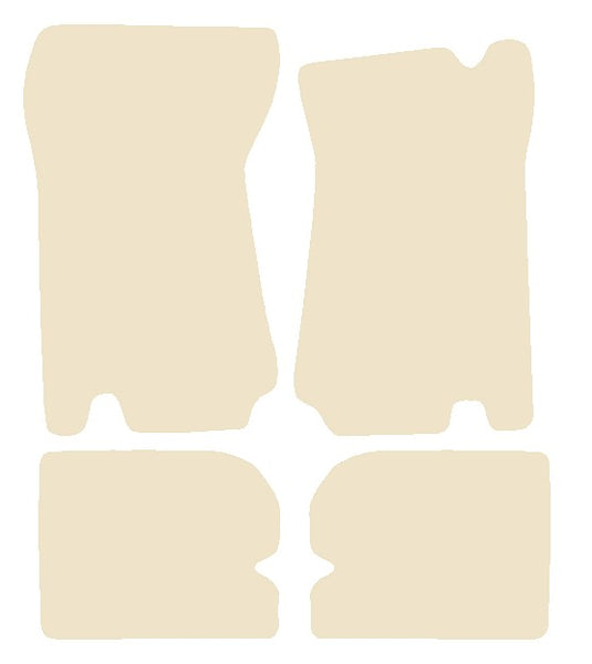 Ford Capri 1969-1978 Beige Luxury Velour Tailored Car Mats NV HITECH