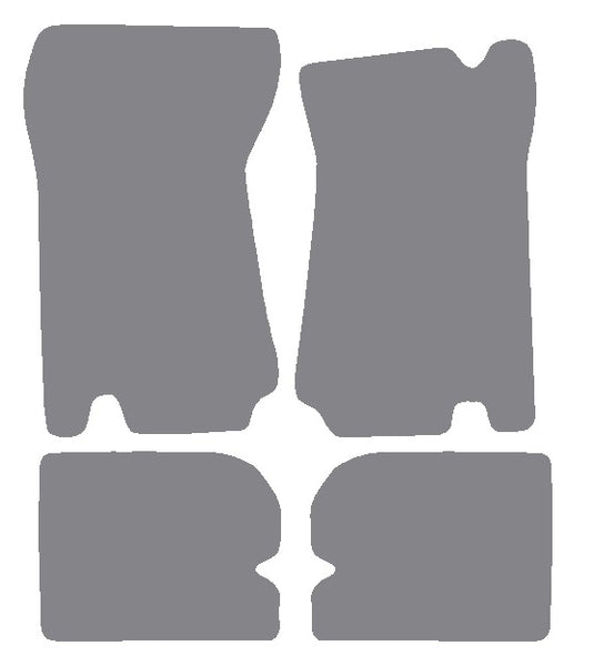 Ford Capri 1969-1978 Grey Premium Carpet Tailored Car Mats NV HITECH