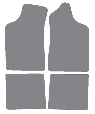 Ford Escort Automatic Mk1 / Mk2 1968-1980 Grey Premium Carpet Tailored Car Mats NV HITECH