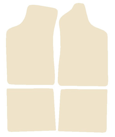 Ford Escort Automatic Mk1 / Mk2 1968-1980 Beige Luxury Velour Tailored Car Mats NV HITECH